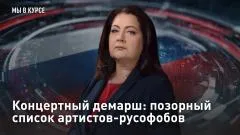 Царьград. Главное. Концертный демарш: позорный список артистов-русофобов выпуск от 04.06.2026